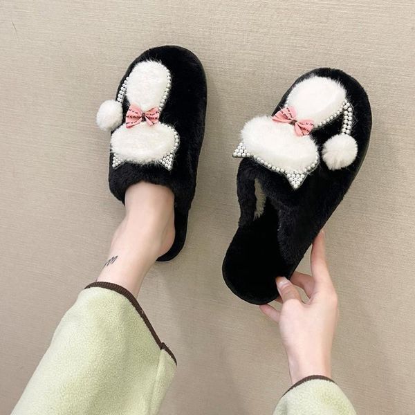 slippers 2021 women shoes winter warm plush flecce fur floor indoor outdoor catroon cat cotton comfy bedroom, Black
slippers 2021 women shoes winter warm plush flecce fur floor indoor outdoor catroon cat cotton comfy bedroom, Black