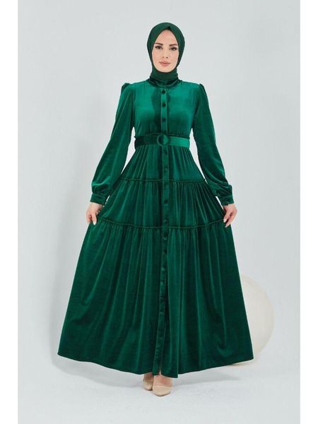 ethnic clothing women, velvet fabric, green dress, buttoned, long soft shiny dress ankle length 140 cm turkey winter 2021-2022 muslim fashio, Red
ethnic clothing women, velvet fabric, green dress, buttoned, long soft shiny dress ankle length 140 cm turkey winter 2021-2022 muslim fashio, Red