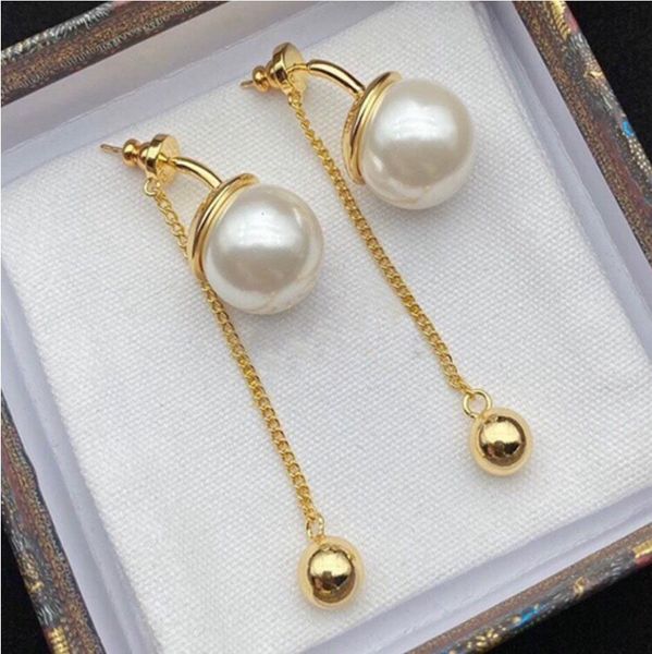 classic designer pearl ball charm dangle earing stud eardrop for women lady party wedding couples lovers gift engagement jewelry for bride w, Silver
classic designer pearl ball charm dangle earing stud eardrop for women lady party wedding couples lovers gift engagement jewelry for bride w, Silver
