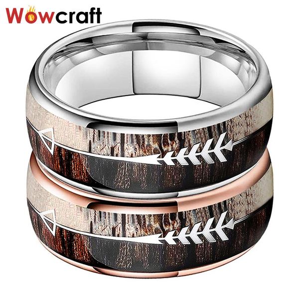wedding rings mens womens tungsten carbide deer antler& wood arrow inlay bands nice designs comfort fit jewelry, Slivery;golden
wedding rings mens womens tungsten carbide deer antler& wood arrow inlay bands nice designs comfort fit jewelry, Slivery;golden