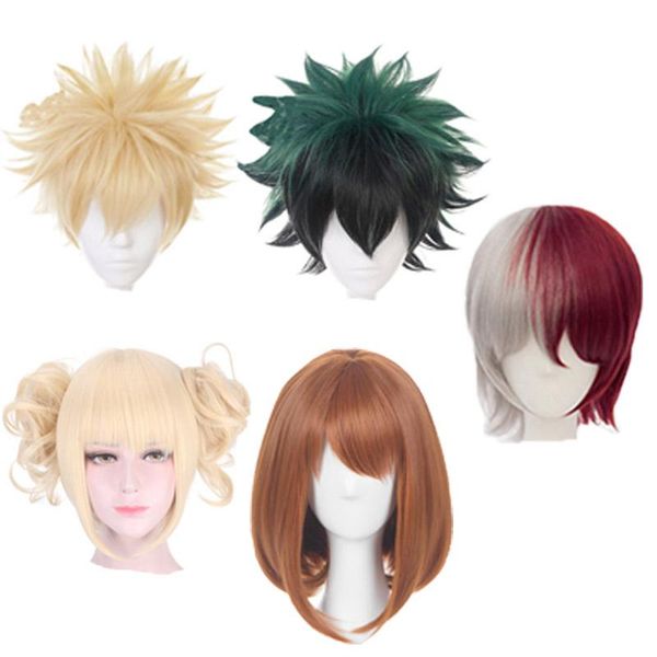 party masks boku no hero academia kaminari denki wig my heat resistant synthetic hair cosplay wigs +wig cap todoroki so wi
party masks boku no hero academia kaminari denki wig my heat resistant synthetic hair cosplay wigs +wig cap todoroki so wi