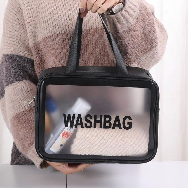 explosive large capacity cosmetic bag transparent jelly pu travel storage quartet wash toiletry bags & cases
explosive large capacity cosmetic bag transparent jelly pu travel storage quartet wash toiletry bags & cases