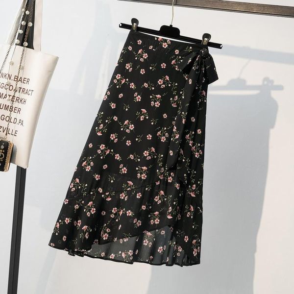 skirts l-4xl summer style high waist floral a-shaped irregular chiffon skirt for women wweet elegant lined unilateral fashion lace, Black
skirts l-4xl summer style high waist floral a-shaped irregular chiffon skirt for women wweet elegant lined unilateral fashion lace, Black