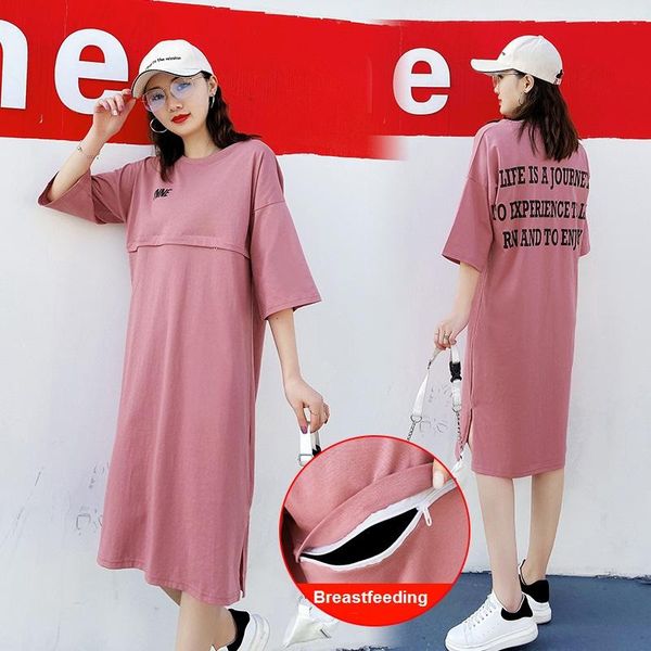 nursing maternity long dress retro summer cotton casual loose breastfeeding clothes for pregnant women pregnancy wear dresses, White
nursing maternity long dress retro summer cotton casual loose breastfeeding clothes for pregnant women pregnancy wear dresses, White