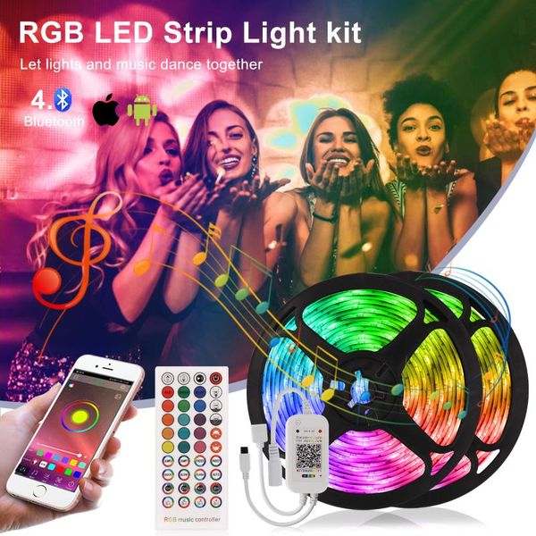 bluetooth led lights white night light rgb strip for holiday lighting indoor decor smart app control strips
bluetooth led lights white night light rgb strip for holiday lighting indoor decor smart app control strips