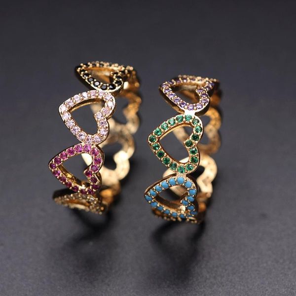 wedding rings luxury love heart-shaped for women colorful zircon stone engagement female finger ring gold color boho fashion jewelry2021, Slivery;golden
wedding rings luxury love heart-shaped for women colorful zircon stone engagement female finger ring gold color boho fashion jewelry2021, Slivery;golden
