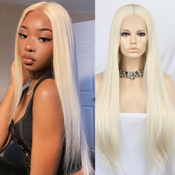 synthetic wigs 613 honey blonde lace front long straight for women party daily cosplay nature hairline hd frontal, Black
synthetic wigs 613 honey blonde lace front long straight for women party daily cosplay nature hairline hd frontal, Black