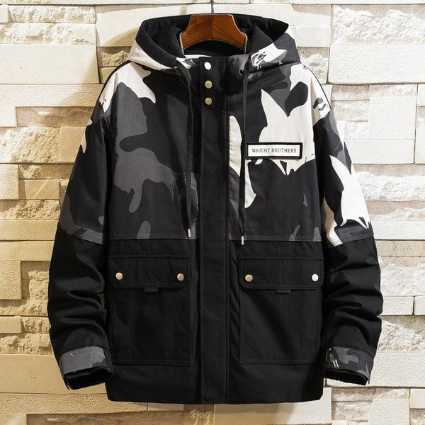 men's jackets fashion plus size hood windbreaker winter cotton padded jacket, Black;brown
men's jackets fashion plus size hood windbreaker winter cotton padded jacket, Black;brown