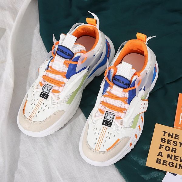 464748 size cross-border new arrival fall daddy shoes mens low-mesh breathable sneakers four seasons fashion mens shoes student shoes, Black;white
464748 size cross-border new arrival fall daddy shoes mens low-mesh breathable sneakers four seasons fashion mens shoes student shoes, Black;white