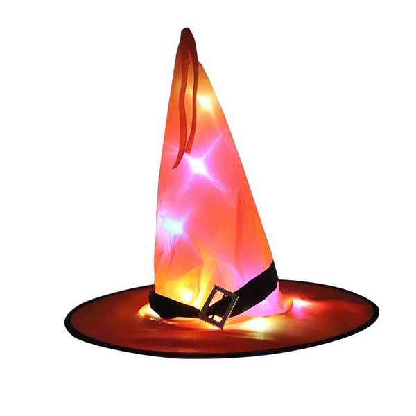 party hats 1pc halloween colorful led light witch hat glowing witches props hanging decor costume supplier peake cap
party hats 1pc halloween colorful led light witch hat glowing witches props hanging decor costume supplier peake cap