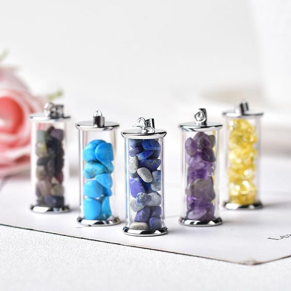 decorative objects & figurines 1pc natural crystal quartz wishing bottle pendant necklace for women healing stone necklaces pendants reiki j
decorative objects & figurines 1pc natural crystal quartz wishing bottle pendant necklace for women healing stone necklaces pendants reiki j