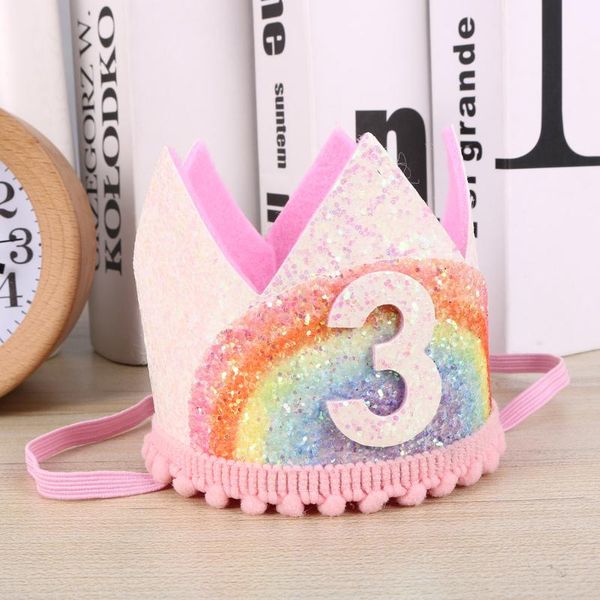 party hats adorable baby birthday rainbow crown hairband supplies po prop (white and rainbow, lace, 3 style)
party hats adorable baby birthday rainbow crown hairband supplies po prop (white and rainbow, lace, 3 style)