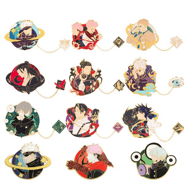 collections japanese anime icons jujutsu kaisen enamel pin brooches clothes backpack collar badge lapel pin jewelry gifts, Blue
collections japanese anime icons jujutsu kaisen enamel pin brooches clothes backpack collar badge lapel pin jewelry gifts, Blue