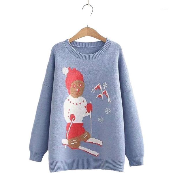 preppy style childlike cute cartoon snowman jacquard sweaters women o-neck student pullover sweater girl 2011671 women's, White;black
preppy style childlike cute cartoon snowman jacquard sweaters women o-neck student pullover sweater girl 2011671 women's, White;black