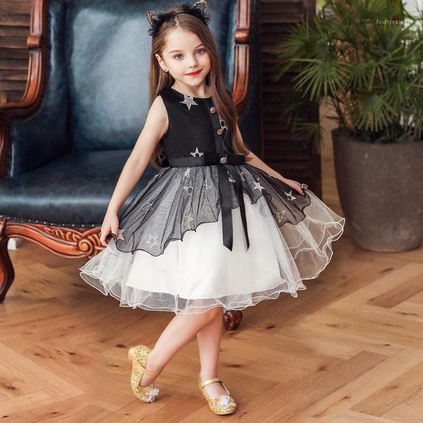 girl's dresses girls birthday princess dress 2021 kids clothing 4 5 6 7 8 10 11 years old sleevess sequin star mesh evening vestidos1, Red;yellow
girl's dresses girls birthday princess dress 2021 kids clothing 4 5 6 7 8 10 11 years old sleevess sequin star mesh evening vestidos1, Red;yellow
