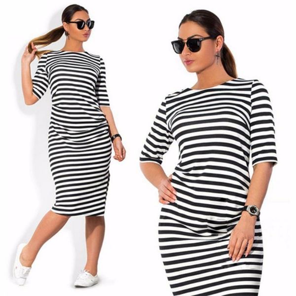 casual dresses spring autumn women striped dress plus size 6xl clothes cotton o-neck half sleeve loose vintage, Black;gray
casual dresses spring autumn women striped dress plus size 6xl clothes cotton o-neck half sleeve loose vintage, Black;gray