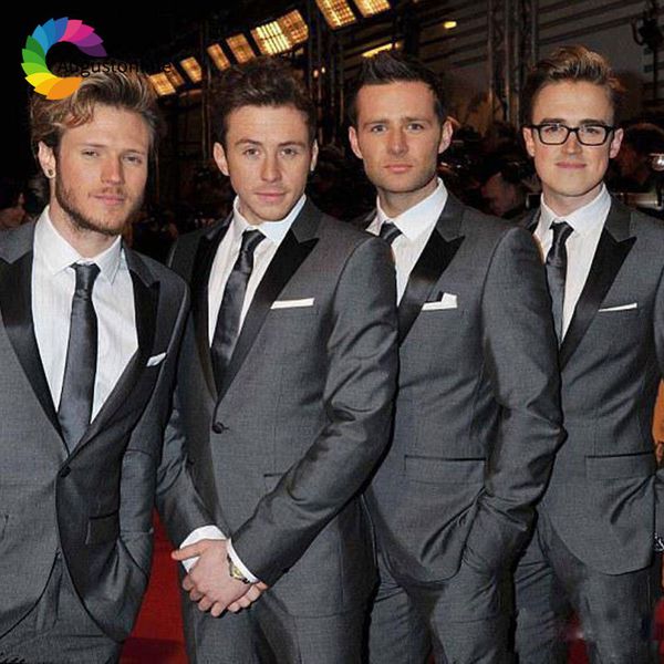 men's suits & blazers custom made grey mens wedding black peaked lapel slim fit costume homme groom tuxedo 2piece man blazer, White;black
men's suits & blazers custom made grey mens wedding black peaked lapel slim fit costume homme groom tuxedo 2piece man blazer, White;black