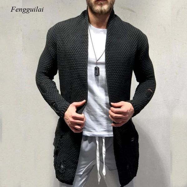 men's jackets 2021 cardigan male high street fashion slim long jacket solid color knitted sweater coat, Black;brown
men's jackets 2021 cardigan male high street fashion slim long jacket solid color knitted sweater coat, Black;brown