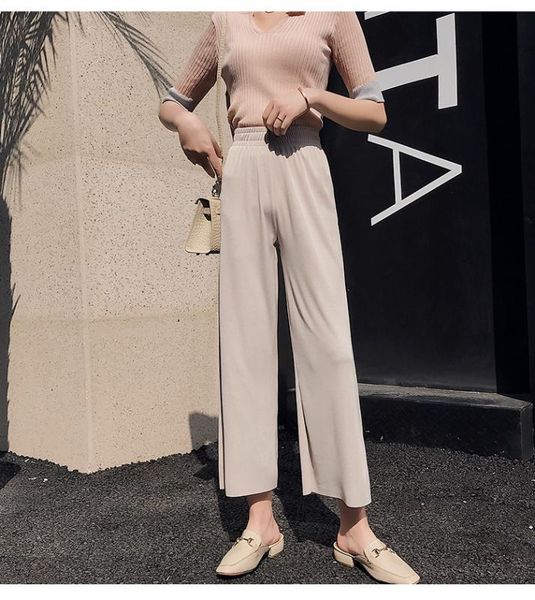 women's pants & capris draping chiffon wide leg summer straight tube high harajuku pantalon femme plus size trousers women streetwear, Black;white
women's pants & capris draping chiffon wide leg summer straight tube high harajuku pantalon femme plus size trousers women streetwear, Black;white