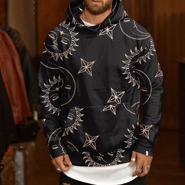 men's hoodies & sweatshirts autumn 2021 fashion printing europe america trend loose casual long sleeve simplicity design, Black
men's hoodies & sweatshirts autumn 2021 fashion printing europe america trend loose casual long sleeve simplicity design, Black