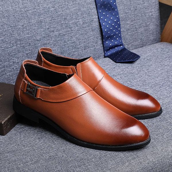 dress shoes cimim brand genuine leather men classic slip on pointed wedding big size38-48 business, Black
dress shoes cimim brand genuine leather men classic slip on pointed wedding big size38-48 business, Black