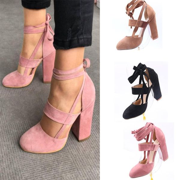 dress shoes europe and the united states pointed suede chunky heel shallow mouth with wild women's high heels red wedding shoes., Black
dress shoes europe and the united states pointed suede chunky heel shallow mouth with wild women's high heels red wedding shoes., Black