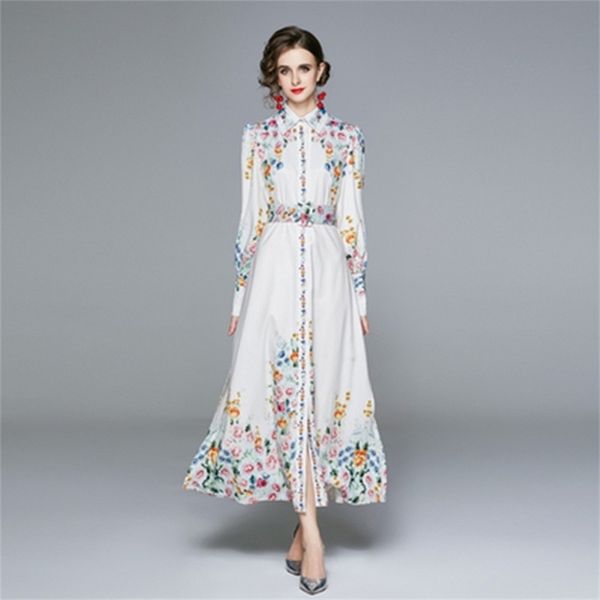 summer floral print dresses women turn down collar with belt single breasted high waist a line slim dress 210603, Black;gray
summer floral print dresses women turn down collar with belt single breasted high waist a line slim dress 210603, Black;gray