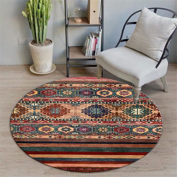 bohemia round vintage carpet ethnic style colorful strip geometric printed living room rug bedroom rug hanging basket chair mat
bohemia round vintage carpet ethnic style colorful strip geometric printed living room rug bedroom rug hanging basket chair mat