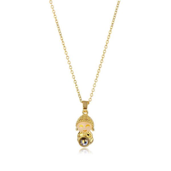 pendant necklaces 2021 trend projectable zircon buddha necklace for women stainless steel chains with charms jewelry christmas gifts, Silver
pendant necklaces 2021 trend projectable zircon buddha necklace for women stainless steel chains with charms jewelry christmas gifts, Silver