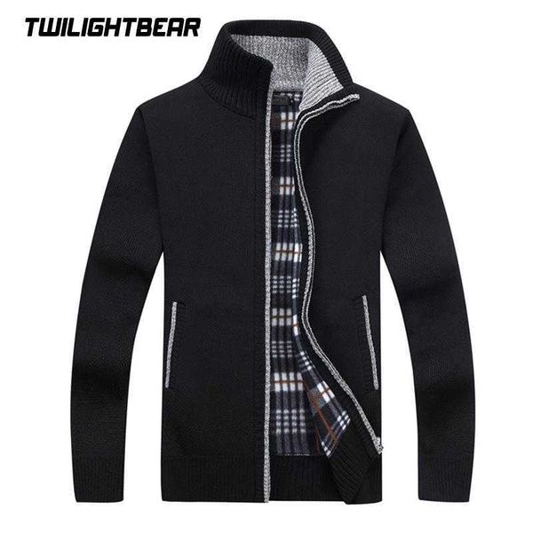 4xl 5xl mens fleece sweate autumn winter warm cashmere dress slim fat wool zipper casual sweater men knitted coat ag1383 210909, White;black
4xl 5xl mens fleece sweate autumn winter warm cashmere dress slim fat wool zipper casual sweater men knitted coat ag1383 210909, White;black