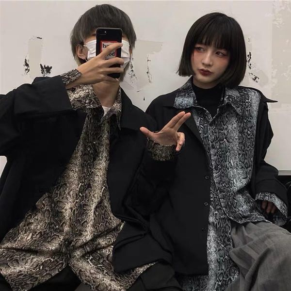 trend logo hip hop fried street leopard print couples clothing clothes men's casual shirts, White;black
trend logo hip hop fried street leopard print couples clothing clothes men's casual shirts, White;black