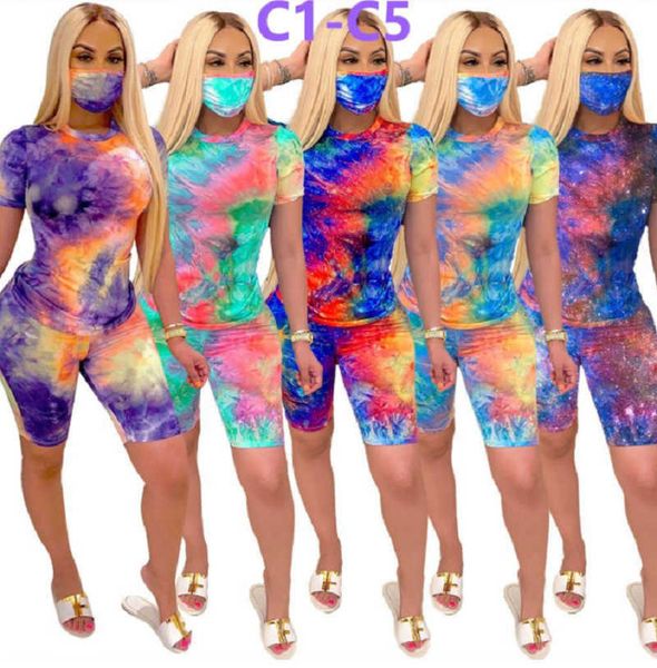 women's t-shirt sportswear two piece tie dyed summer printed short sleeve shorts set fashion casual set, White
women's t-shirt sportswear two piece tie dyed summer printed short sleeve shorts set fashion casual set, White