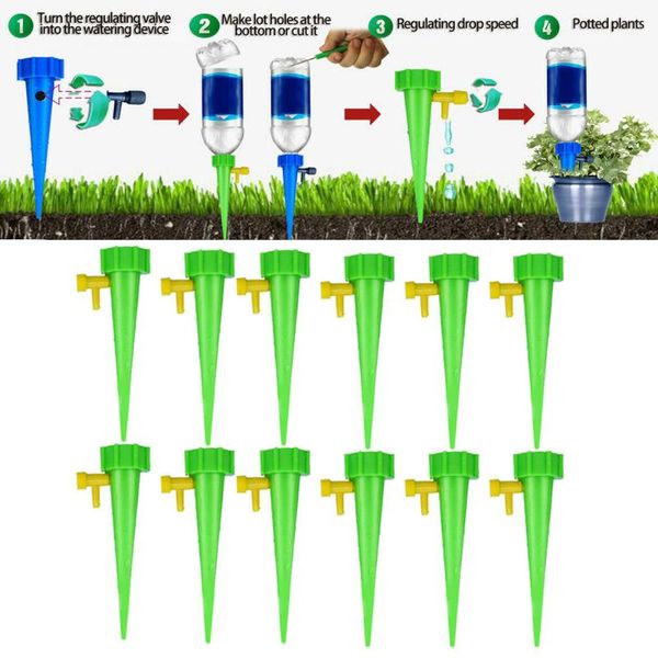 watering equipments drop 12pcs plant water funnel flower drip spikes automatically tools
watering equipments drop 12pcs plant water funnel flower drip spikes automatically tools