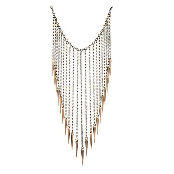 pendant necklaces exaggerated gothic punk necklace boho long tassels rivet fashion jewelry collar choker wholesale#ss30, Silver
pendant necklaces exaggerated gothic punk necklace boho long tassels rivet fashion jewelry collar choker wholesale#ss30, Silver