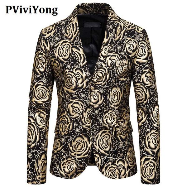 men's suits & blazers pviviyong 2021 blazer men slim fit roses printing suit jacket european size x135, White;black
men's suits & blazers pviviyong 2021 blazer men slim fit roses printing suit jacket european size x135, White;black