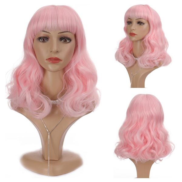 synthetic wigs high temperature silk black woman with long wavy wigs, african role playing stage play, neat bangs wave
synthetic wigs high temperature silk black woman with long wavy wigs, african role playing stage play, neat bangs wave