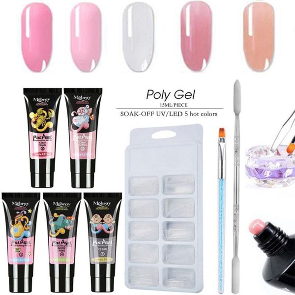 nail gel 5 colors uv manicure tools liquid soak off finger quick building nails extension extend builder slip solution, Red;pink
nail gel 5 colors uv manicure tools liquid soak off finger quick building nails extension extend builder slip solution, Red;pink