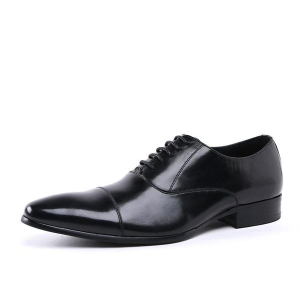 dress shoes genuine leather men oxfrods pointed toe lace up mens wedding man high grade office work size 37 44, Black
dress shoes genuine leather men oxfrods pointed toe lace up mens wedding man high grade office work size 37 44, Black