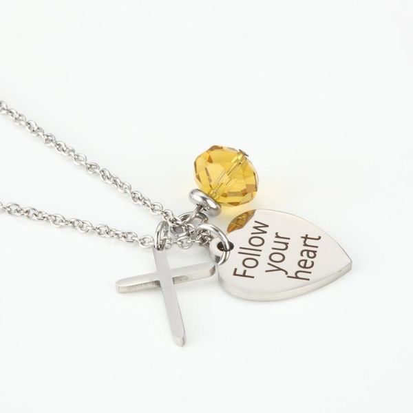 pendant necklaces heart stainless steel necklace jewelry 12 colors crystal follow your optional, Silver
pendant necklaces heart stainless steel necklace jewelry 12 colors crystal follow your optional, Silver