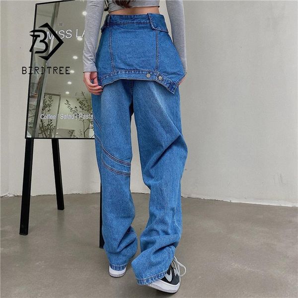 spring women vintage high waist patchwork boyfriend jeans cargo baggy denim pants autumn wide leg long trousers b0d801f women's, Blue
spring women vintage high waist patchwork boyfriend jeans cargo baggy denim pants autumn wide leg long trousers b0d801f women's, Blue