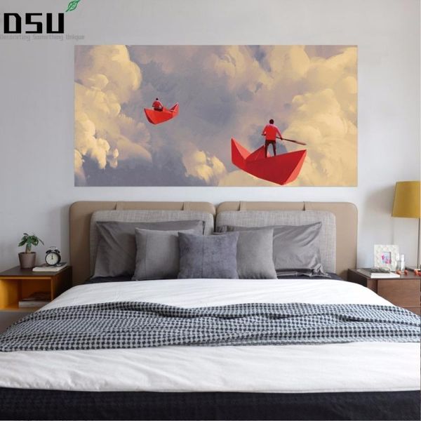 wallpapers 3d men on origami red paper boats floating in the cloudy sky illustration painting bed headboard wall sticker bedroom home decor
wallpapers 3d men on origami red paper boats floating in the cloudy sky illustration painting bed headboard wall sticker bedroom home decor