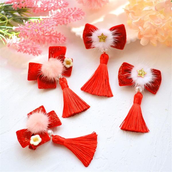 hair accessories 20pcs/lot chinese style bows clips children lovely year hairpins ornament retro red color tassel ribbon barrettes, Slivery;white
hair accessories 20pcs/lot chinese style bows clips children lovely year hairpins ornament retro red color tassel ribbon barrettes, Slivery;white