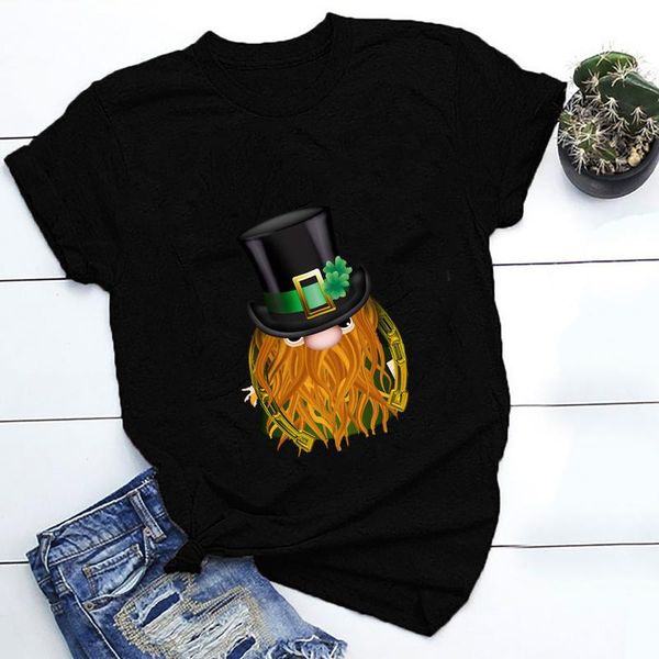 women's t-shirt streetwear women t shirts st. patrick's day funny print casual solid color short sleeve summer loose cotton shir, White
women's t-shirt streetwear women t shirts st. patrick's day funny print casual solid color short sleeve summer loose cotton shir, White