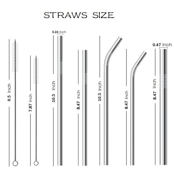 drinking straws arrival 4 pcs/set stainless steel metal straw reusable straws+cleaner brush kit for water soft drink
drinking straws arrival 4 pcs/set stainless steel metal straw reusable straws+cleaner brush kit for water soft drink