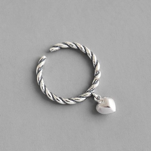 cluster rings 100% authentic 925 sterling silver fine jewelry twisted roped &love heart open adjust ring tlj932, Golden;silver
cluster rings 100% authentic 925 sterling silver fine jewelry twisted roped &love heart open adjust ring tlj932, Golden;silver