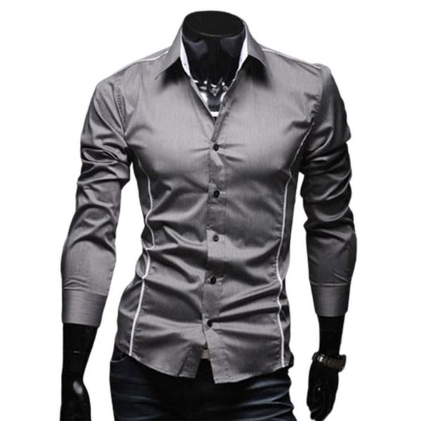 men's casual shirts 2021 autumn cardigan shirt long sleeve lapel anti-wrinkle spring business slim male top, White;black
men's casual shirts 2021 autumn cardigan shirt long sleeve lapel anti-wrinkle spring business slim male top, White;black