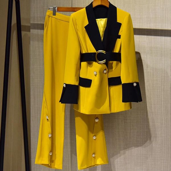 women's two piece pants blazer and sets pieces suits breasted jacket suit trousers blazers pant set, White
women's two piece pants blazer and sets pieces suits breasted jacket suit trousers blazers pant set, White