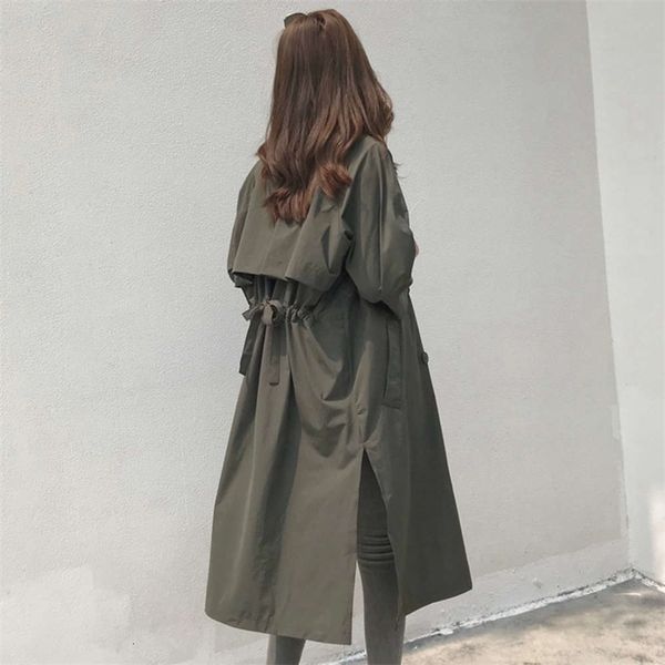 women's jackets coats autumn korean double breasted split loose thin lace up half length over knee windbreaker kjq2, Black;brown
women's jackets coats autumn korean double breasted split loose thin lace up half length over knee windbreaker kjq2, Black;brown