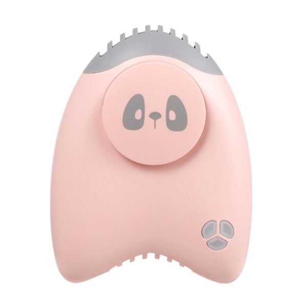 electric fans 27rb hand-neck fan, portable usb rechargeable pocket fan 1200mah, 3 wind speeds, for outdoor, office, travel