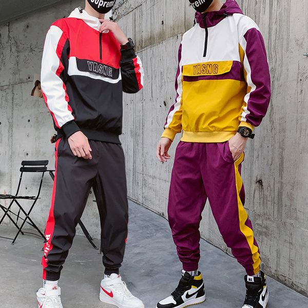 tracksuits streetwear mens hoodie suit spring autumn men's and harem pants loose hip hop tracksuit men sweatpants jacket clothing, Gray
tracksuits streetwear mens hoodie suit spring autumn men's and harem pants loose hip hop tracksuit men sweatpants jacket clothing, Gray